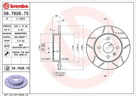 Magneti Marelli 360406038905 - Brake Disc autospares.lv