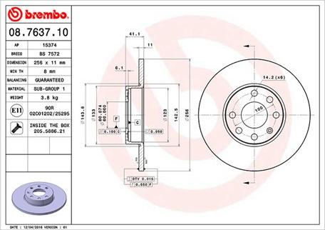 Magneti Marelli 360406038600 - Brake Disc autospares.lv