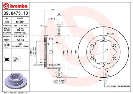 Magneti Marelli 360406033200 - Brake Disc autospares.lv