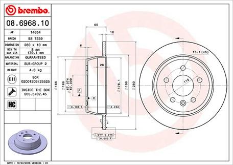 Magneti Marelli 360406032300 - Brake Disc autospares.lv