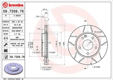 Magneti Marelli 360406032705 - Brake Disc autospares.lv