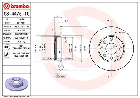 Magneti Marelli 360406037200 - Brake Disc autospares.lv