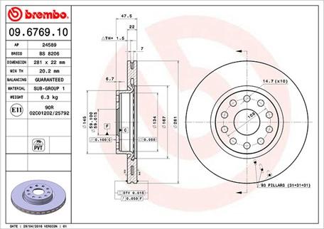 Magneti Marelli 360406029000 - Brake Disc autospares.lv