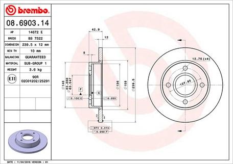 Magneti Marelli 360406025700 - Brake Disc autospares.lv