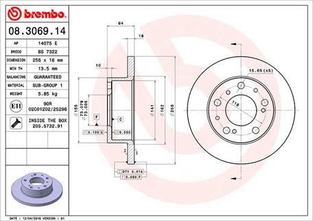 Magneti Marelli 360406020900 - Brake Disc autospares.lv