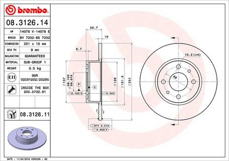 Magneti Marelli 360406021000 - Brake Disc autospares.lv