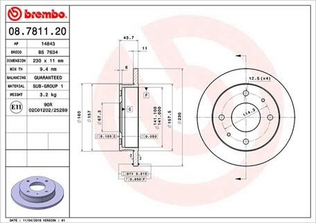 Magneti Marelli 360406027000 - Brake Disc autospares.lv