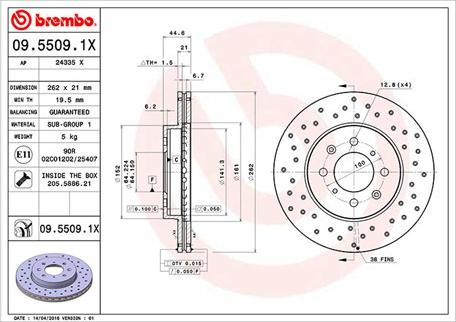 Magneti Marelli 360406027702 - Brake Disc autospares.lv