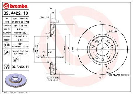 Magneti Marelli 360406075600 - Brake Disc autospares.lv