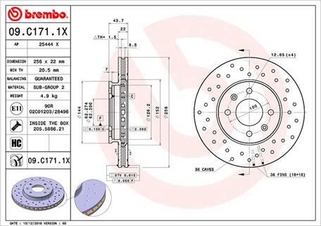 Magneti Marelli 360406146002 - Brake Disc autospares.lv