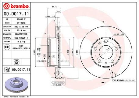 Magneti Marelli 360406159101 - Brake Disc autospares.lv