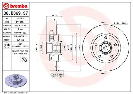 Magneti Marelli 360406162200 - Brake Disc autospares.lv