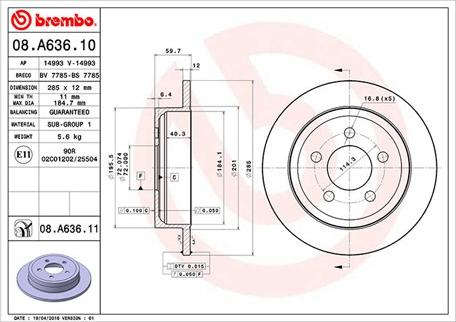 Magneti Marelli 360406100900 - Brake Disc autospares.lv