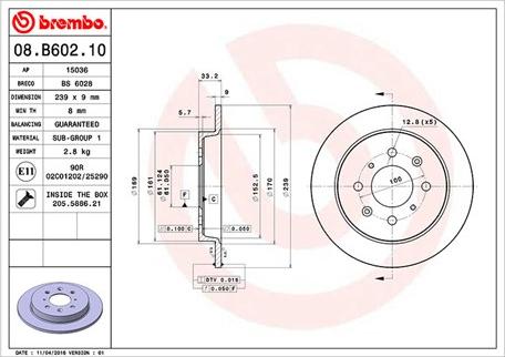 Magneti Marelli 360406119100 - Brake Disc autospares.lv