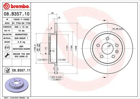 Magneti Marelli 360406110400 - Brake Disc autospares.lv