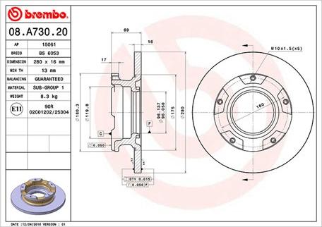 Magneti Marelli 360406111200 - Brake Disc autospares.lv