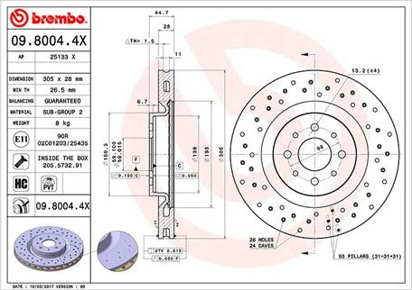 Magneti Marelli 360406134002 - Brake Disc autospares.lv