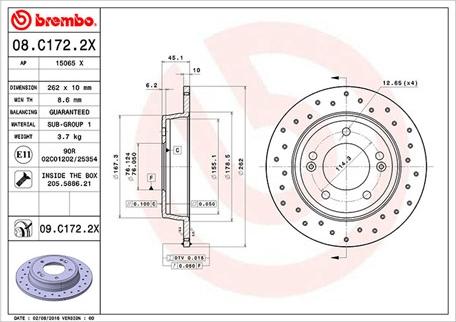 Magneti Marelli 360406136002 - Brake Disc autospares.lv