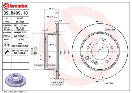 Magneti Marelli 360406120600 - Brake Disc autospares.lv