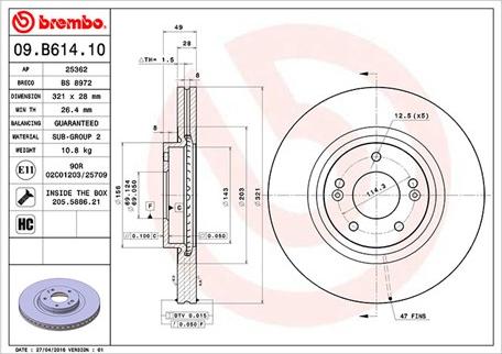 Magneti Marelli 360406121000 - Brake Disc autospares.lv