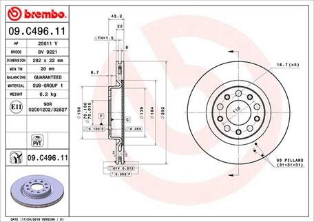 Magneti Marelli 360406127701 - Brake Disc autospares.lv