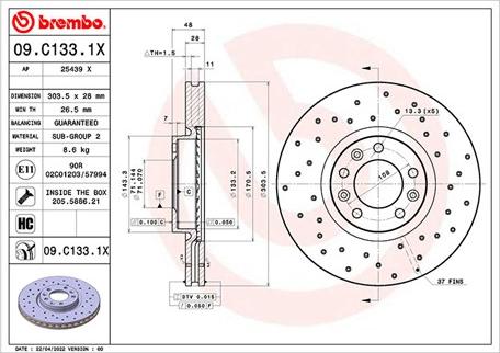 Magneti Marelli 360406176802 - Brake Disc autospares.lv