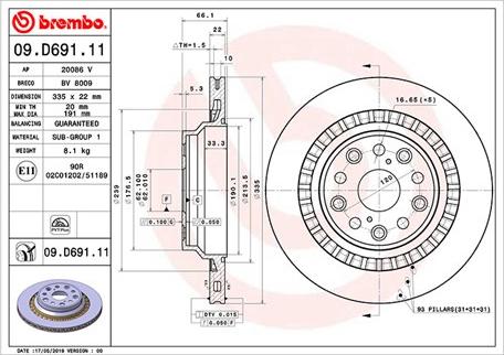 Magneti Marelli 360406170601 - Brake Disc autospares.lv