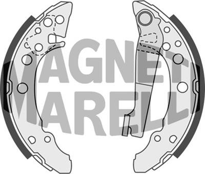 Magneti Marelli 360219198363 - Brake Shoe, Drum brakes autospares.lv