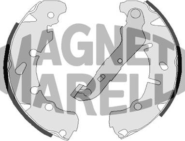 Magneti Marelli 360219198306 - Brake Shoe, Drum brakes autospares.lv
