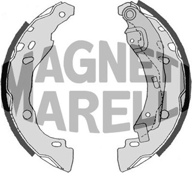 Magneti Marelli 360219198308 - Brake Shoe, Drum brakes autospares.lv