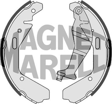Magneti Marelli 360219198316 - Brake Shoe, Drum brakes autospares.lv