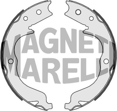 Magneti Marelli 360219198386 - Brake Shoe, Drum brakes autospares.lv