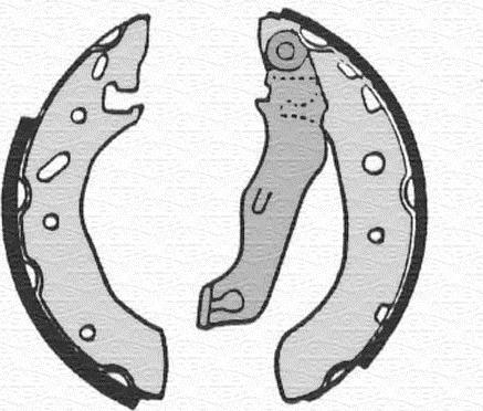 Magneti Marelli 360219192173 - Brake Shoe, Drum brakes autospares.lv