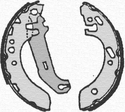 Magneti Marelli 360219192172 - Brake Shoe, Drum brakes autospares.lv