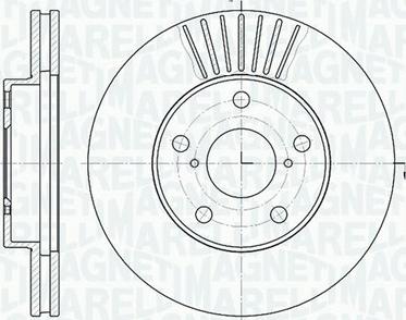 Magneti Marelli 361302040444 - Brake Disc autospares.lv