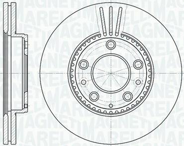 Magneti Marelli 361302040440 - Brake Disc autospares.lv