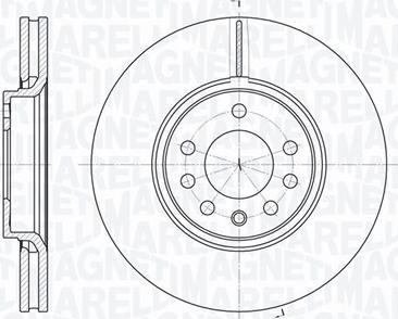 Magneti Marelli 361302040442 - Brake Disc autospares.lv