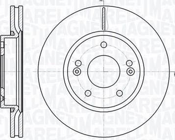 Magneti Marelli 361302040466 - Brake Disc autospares.lv