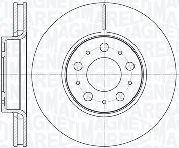 Magneti Marelli 361302040410 - Brake Disc autospares.lv