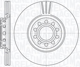 Magneti Marelli 361302040412 - Brake Disc autospares.lv