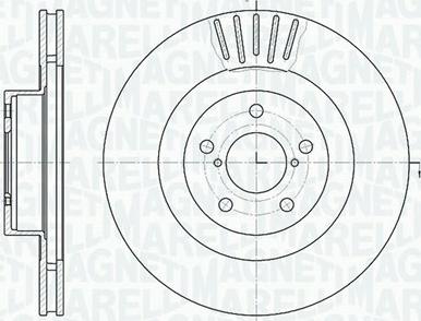 Magneti Marelli 361302040436 - Brake Disc autospares.lv