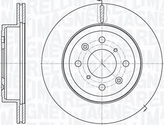 Magneti Marelli 361302040476 - Brake Disc autospares.lv