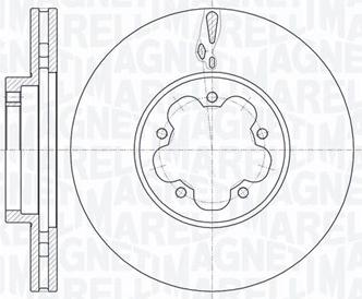 Magneti Marelli 361302040544 - Brake Disc autospares.lv