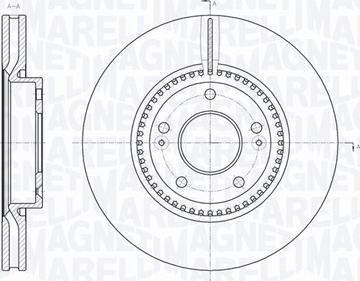 Magneti Marelli 361302040546 - Brake Disc autospares.lv