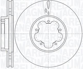 Magneti Marelli 361302040542 - Brake Disc autospares.lv