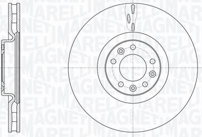 Magneti Marelli 361302040550 - Brake Disc autospares.lv