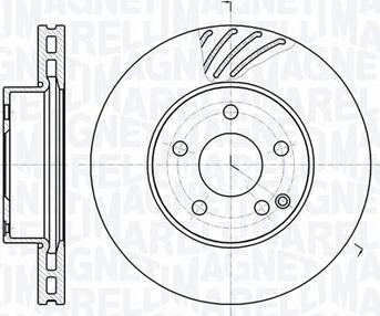 Magneti Marelli 361302040558 - Brake Disc autospares.lv