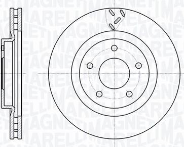 Magneti Marelli 361302040562 - Brake Disc autospares.lv