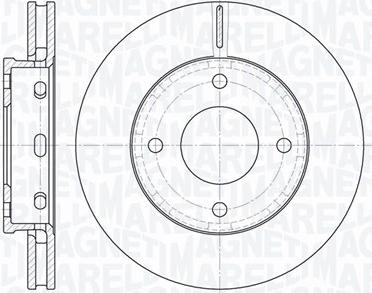 Magneti Marelli 361302040504 - Brake Disc autospares.lv