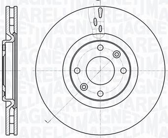 Magneti Marelli 361302040508 - Brake Disc autospares.lv